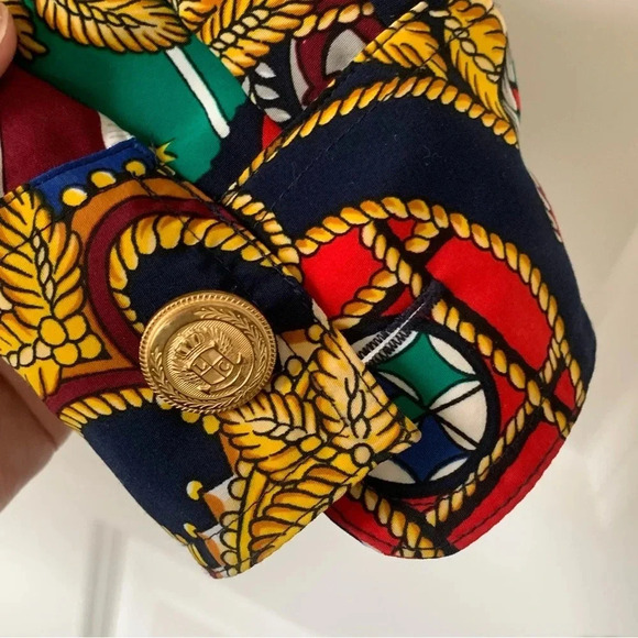 VTG Liz Claiborne Bomber Jacket Nautical Preppy Equestrian Old Money SZ 16 1X - Picture 9 of 15